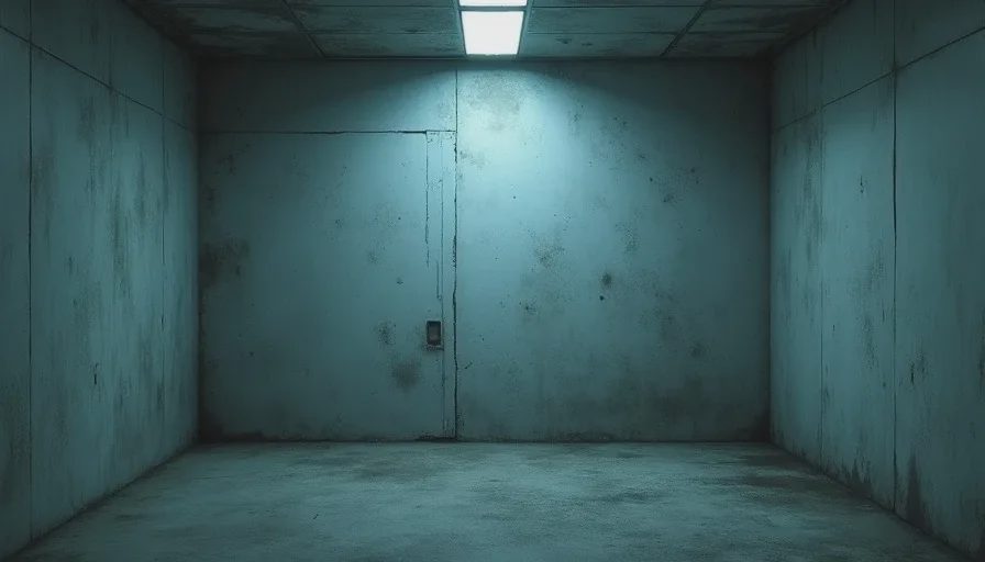 When the limits themselves became part of the signature Uneven interior with texture seams under one light